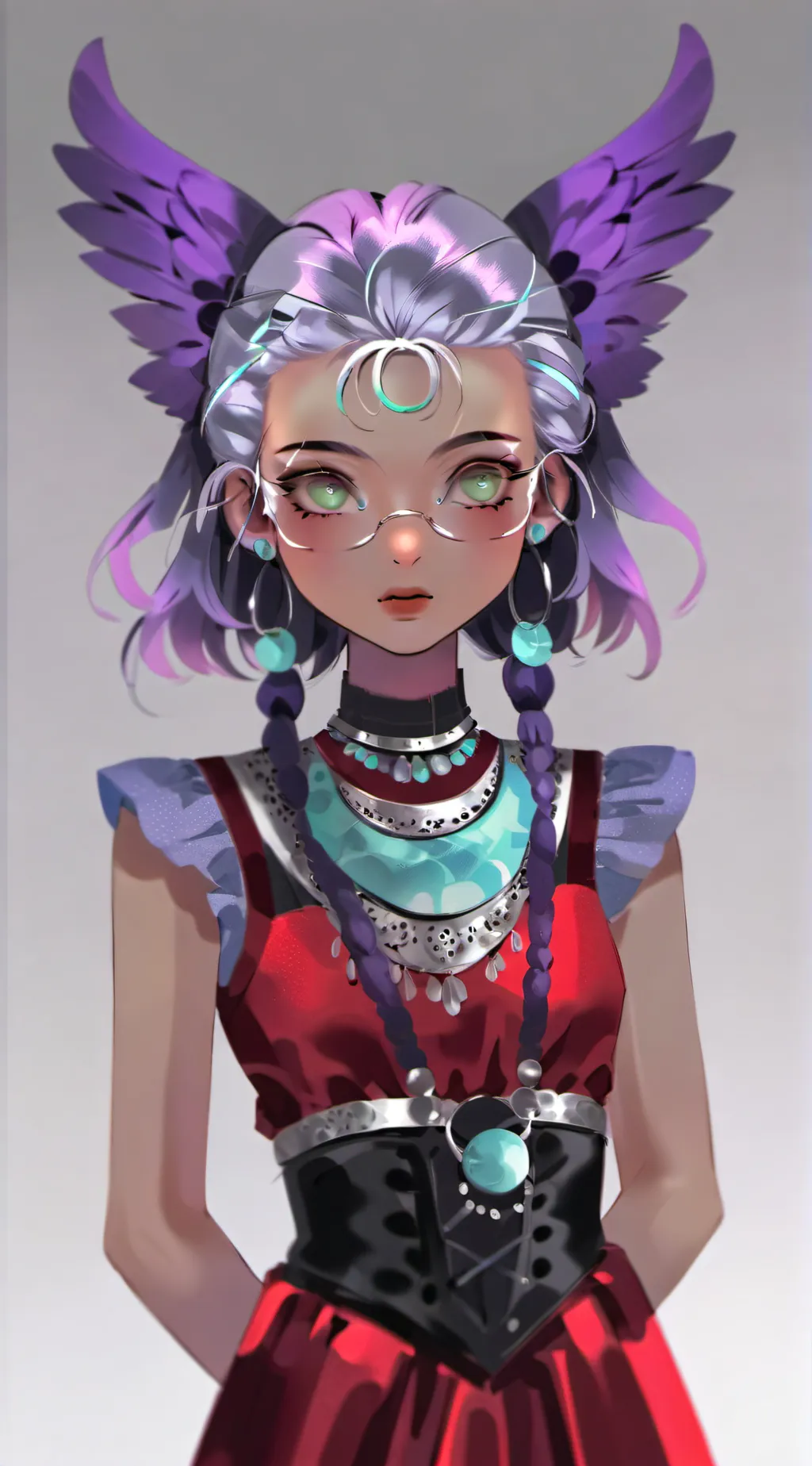 ai character: Audrey  background