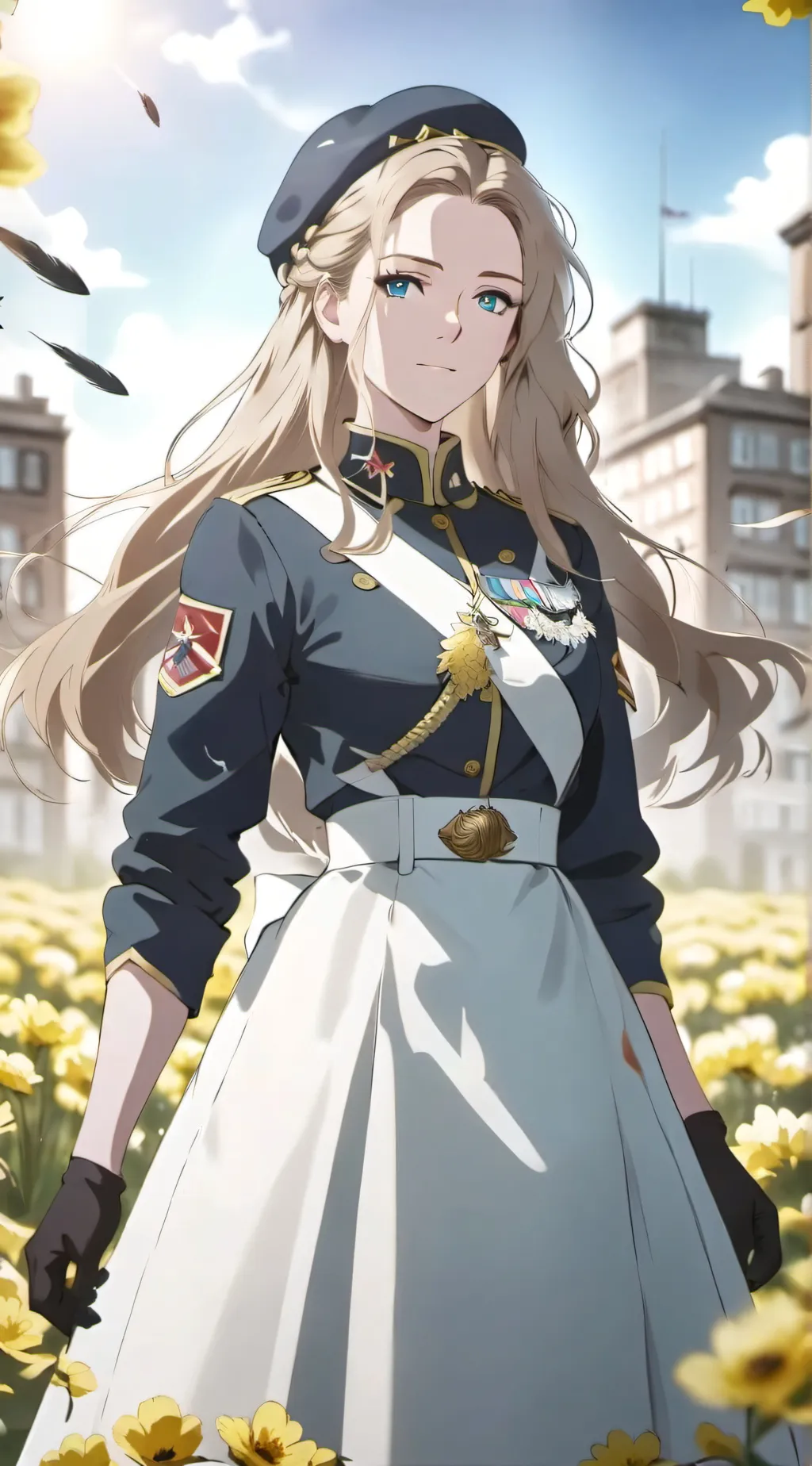 ai character: Commander Amelia background