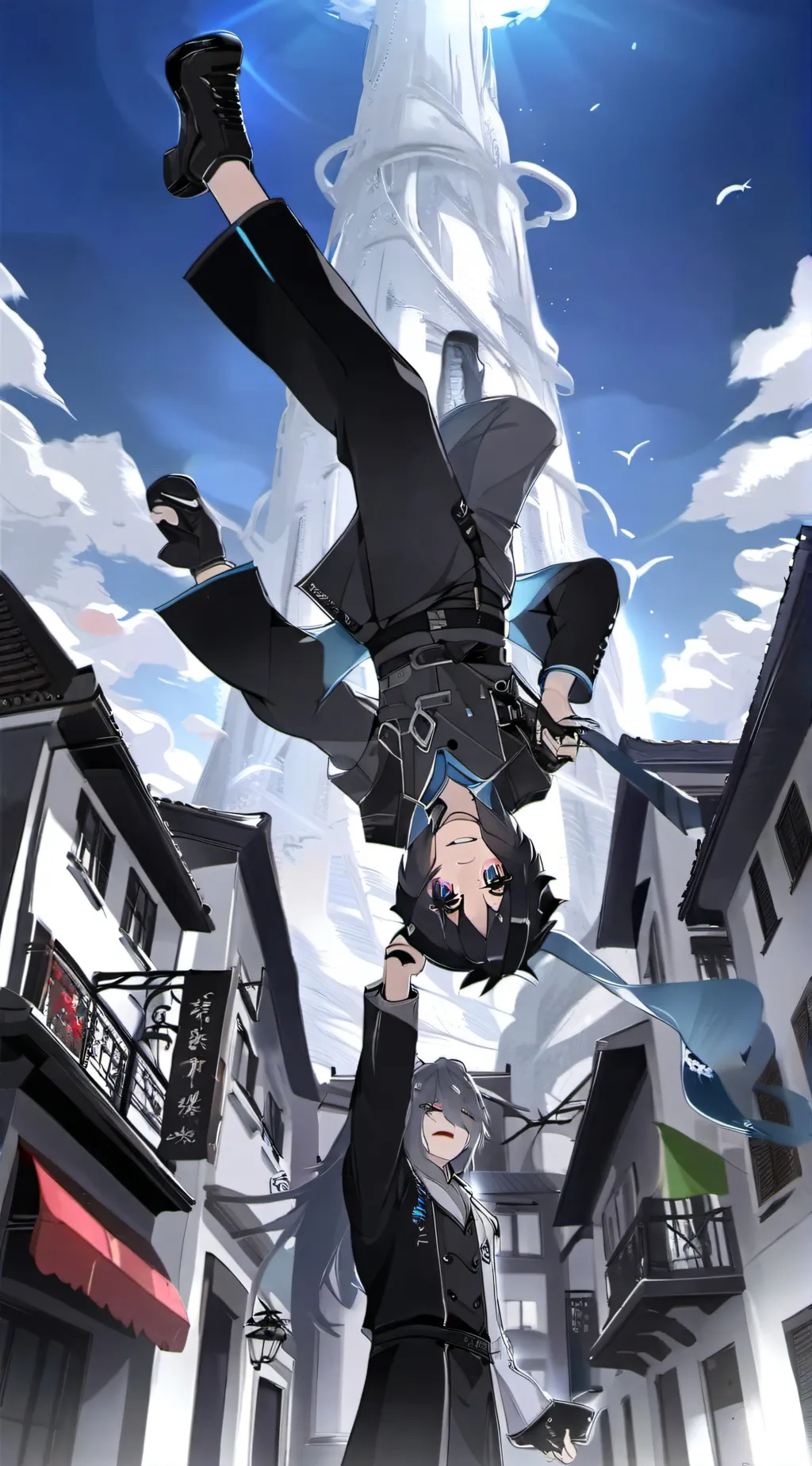 ai character: mha sub teacher  background