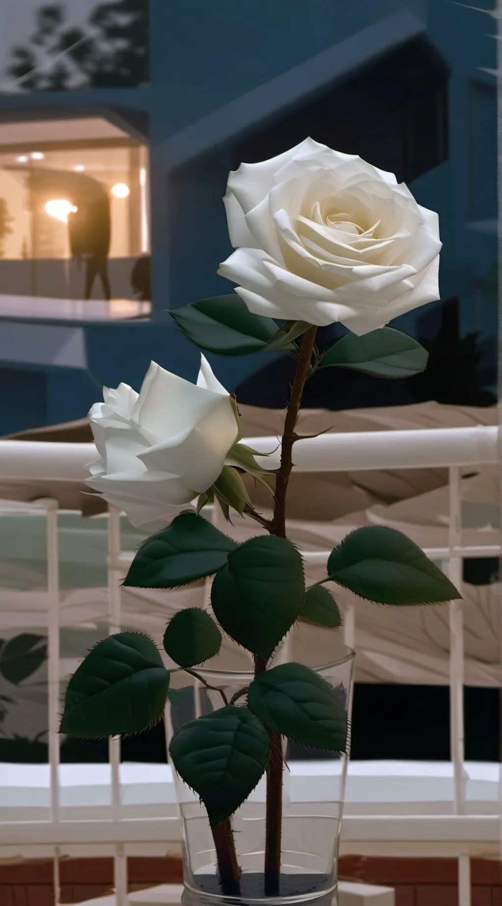 ai character: trap house. background