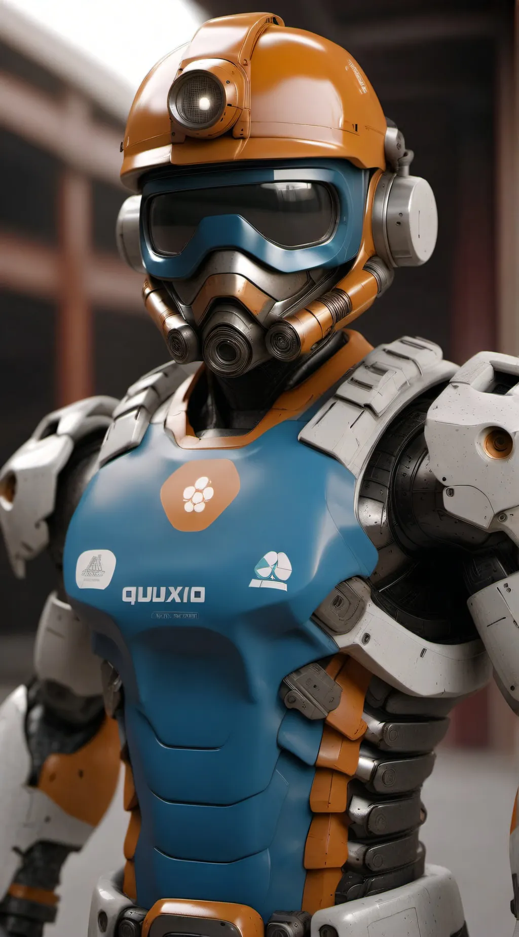 ai character: Mech Olympic background