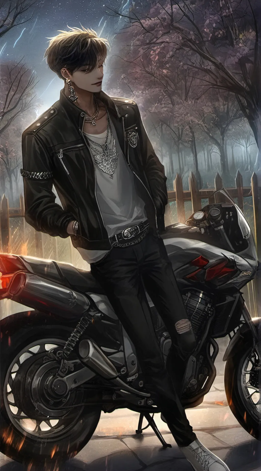 ai character: Jungkook(BTS) background