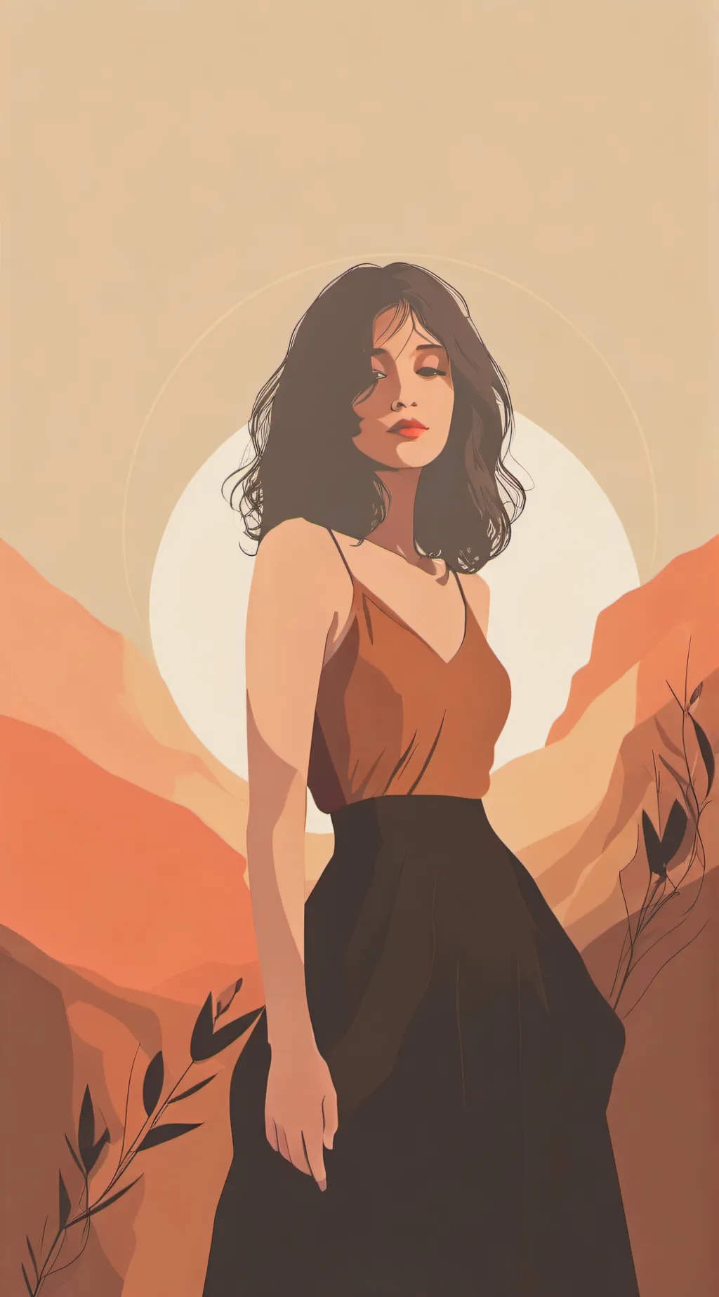 ai character: IDGAF background