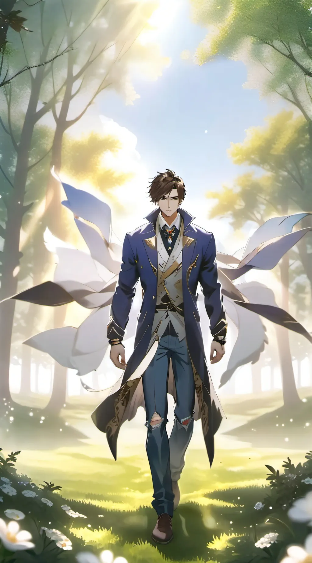 ai character: devin background