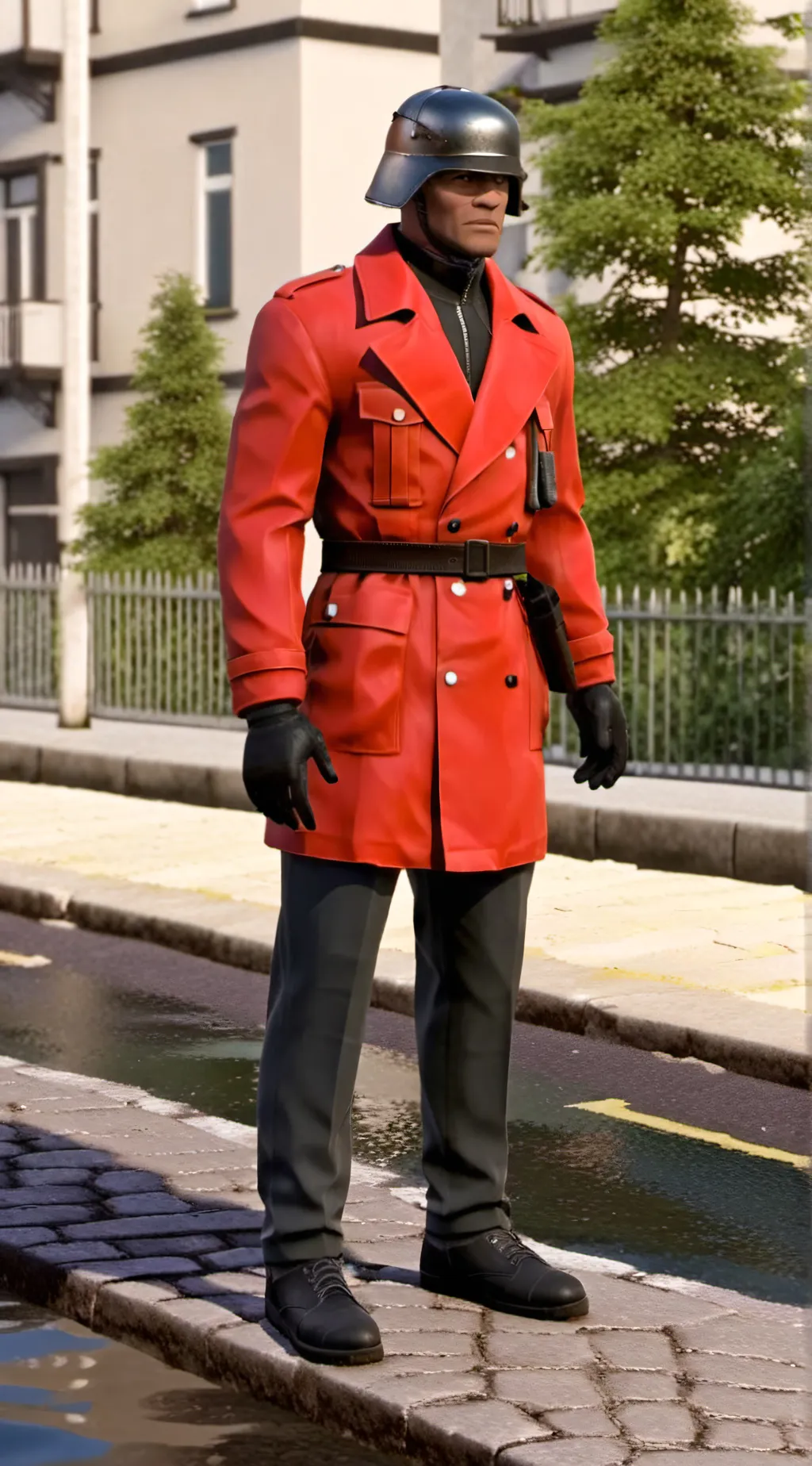 ai character: Soldier background