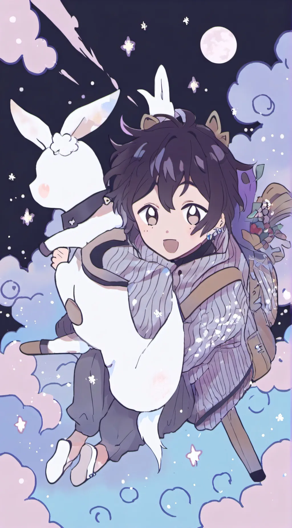 ai character: MHA in danger background