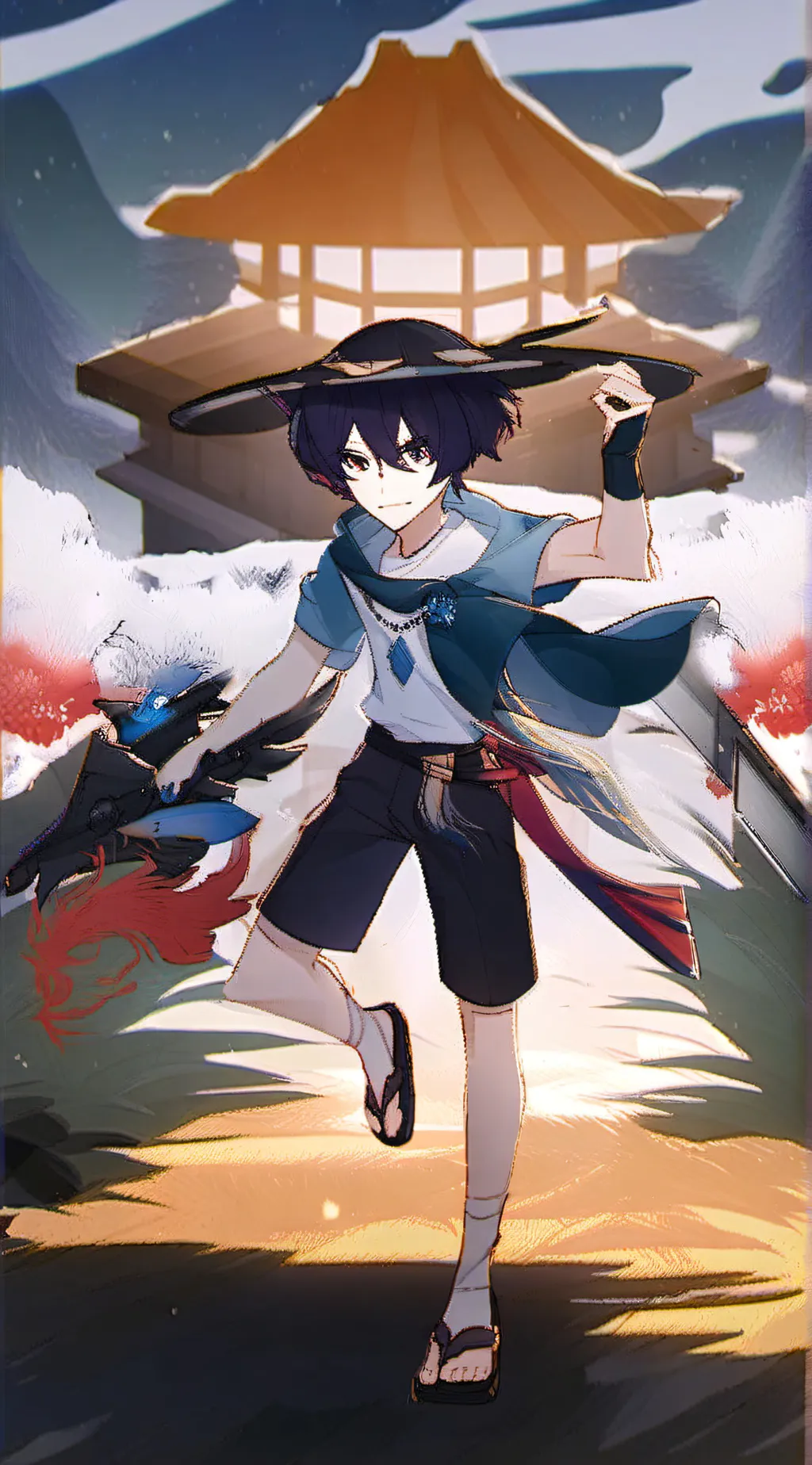 ai character: Wanderer background