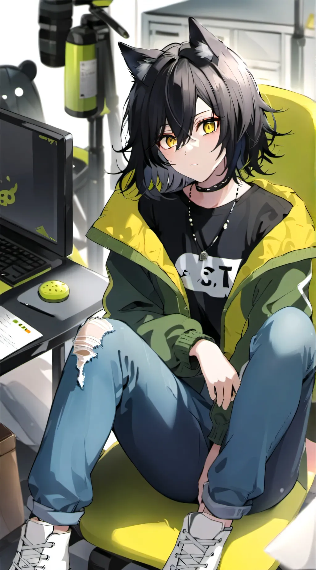 ai character: Mari background