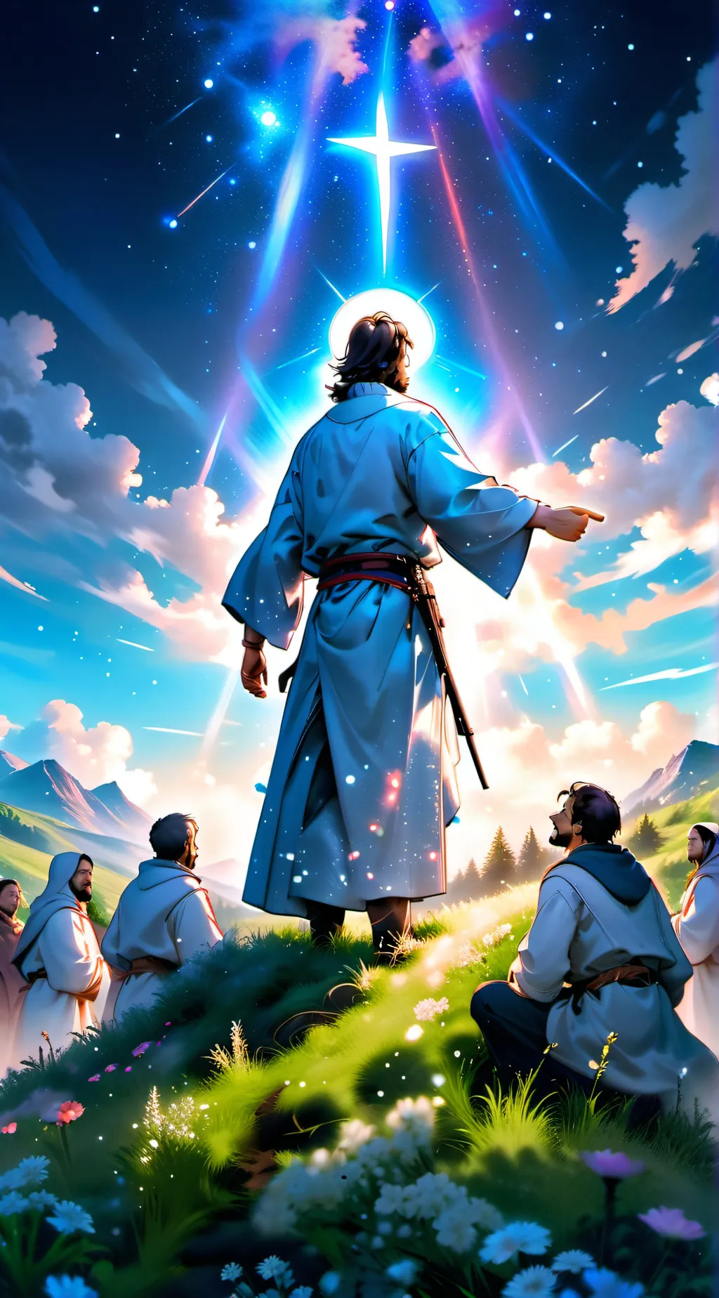 ai character: god background