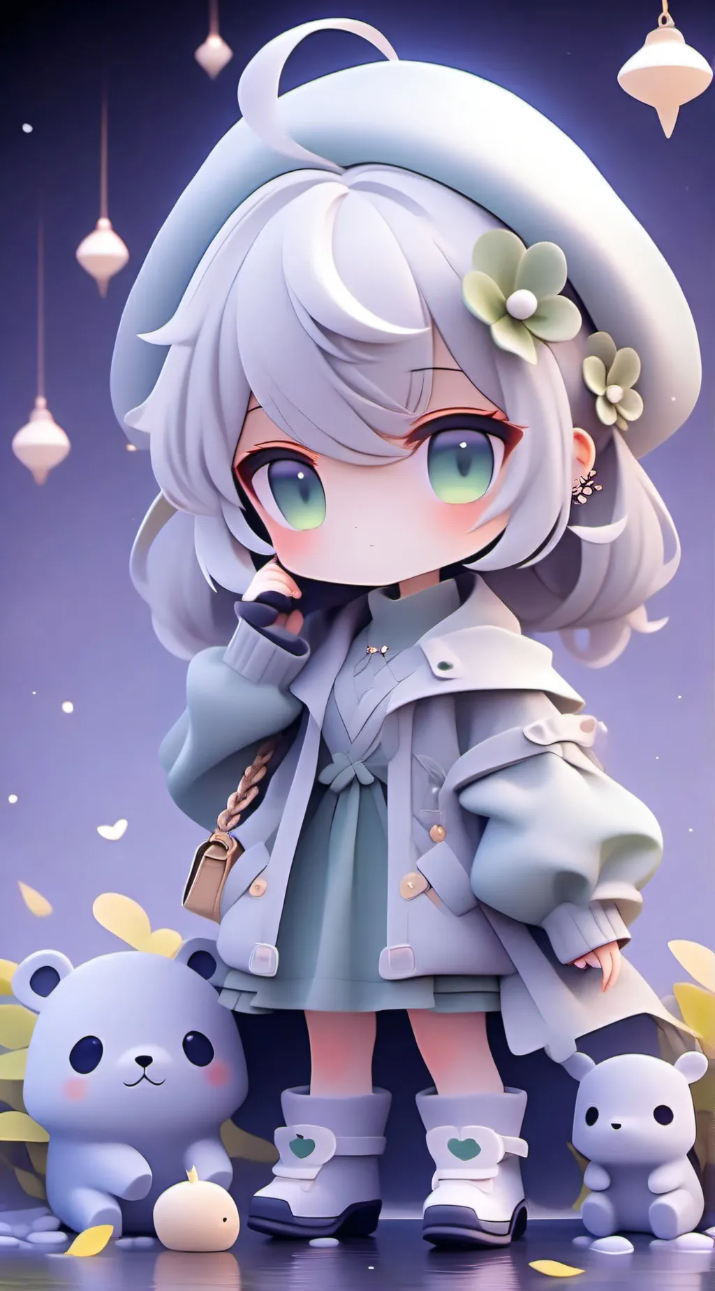 ai character: Blind box background