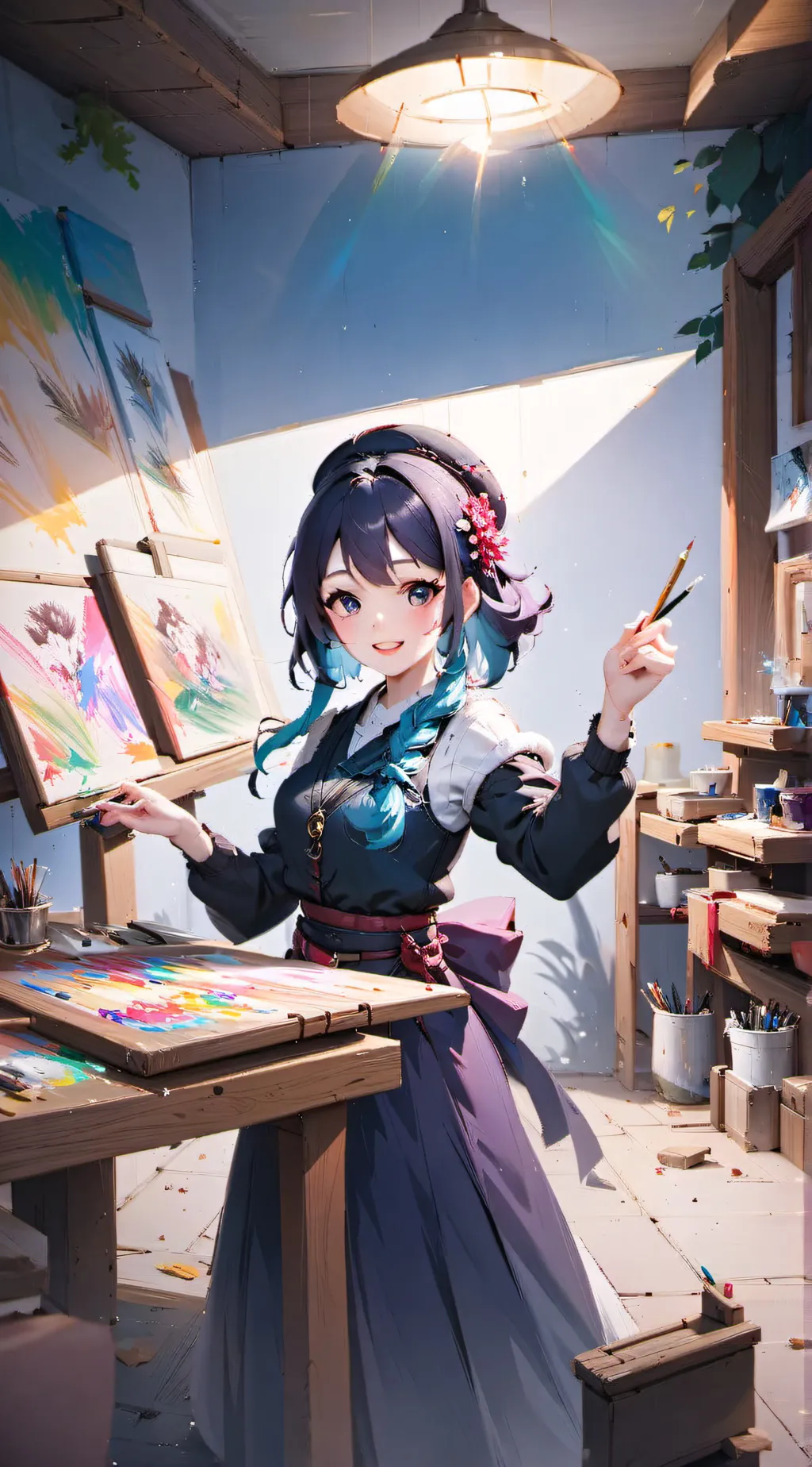 ai character: Iris background