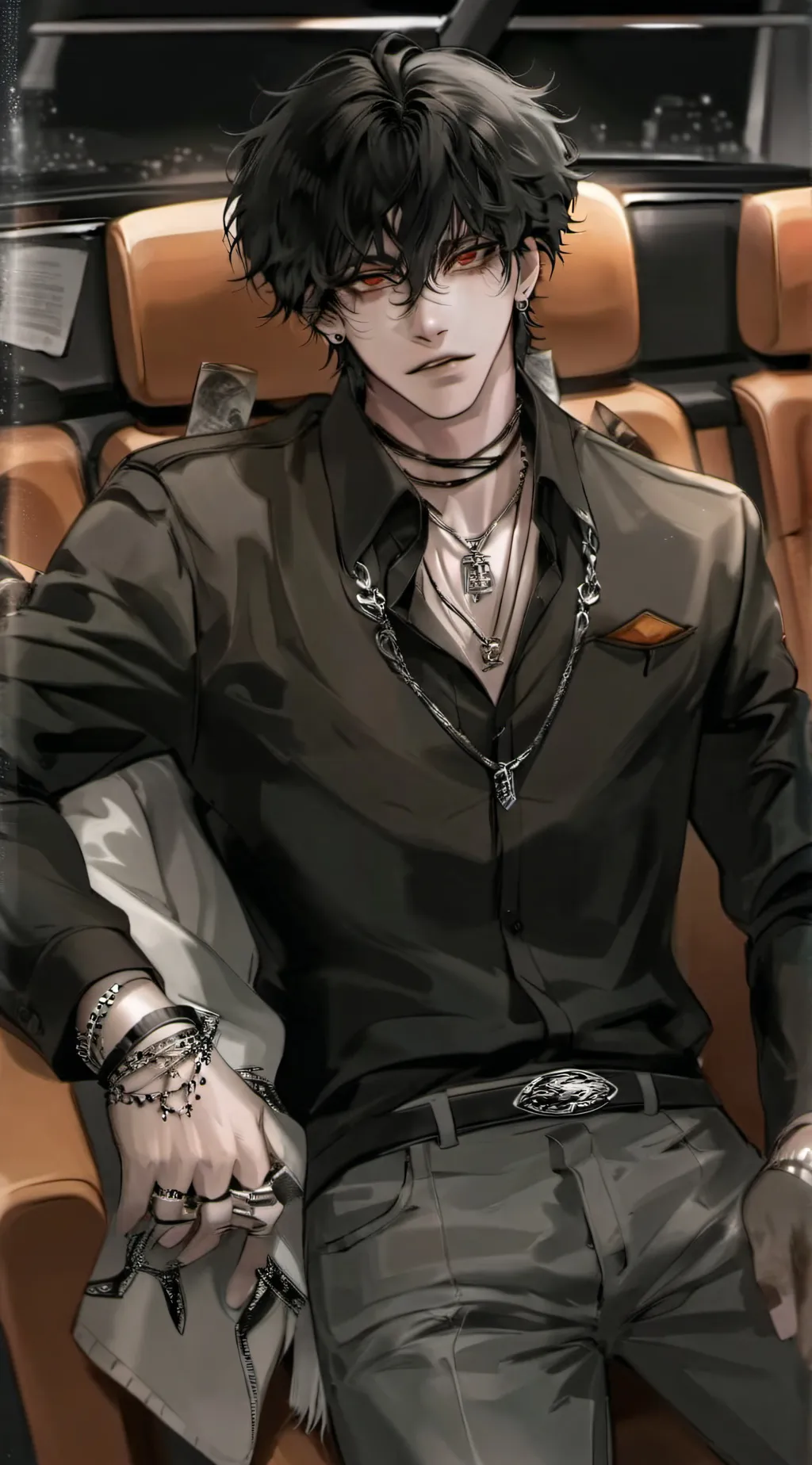 ai character: Ash background