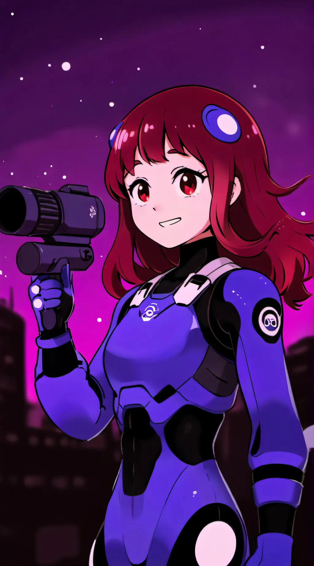 ai character: Alien GF and  background