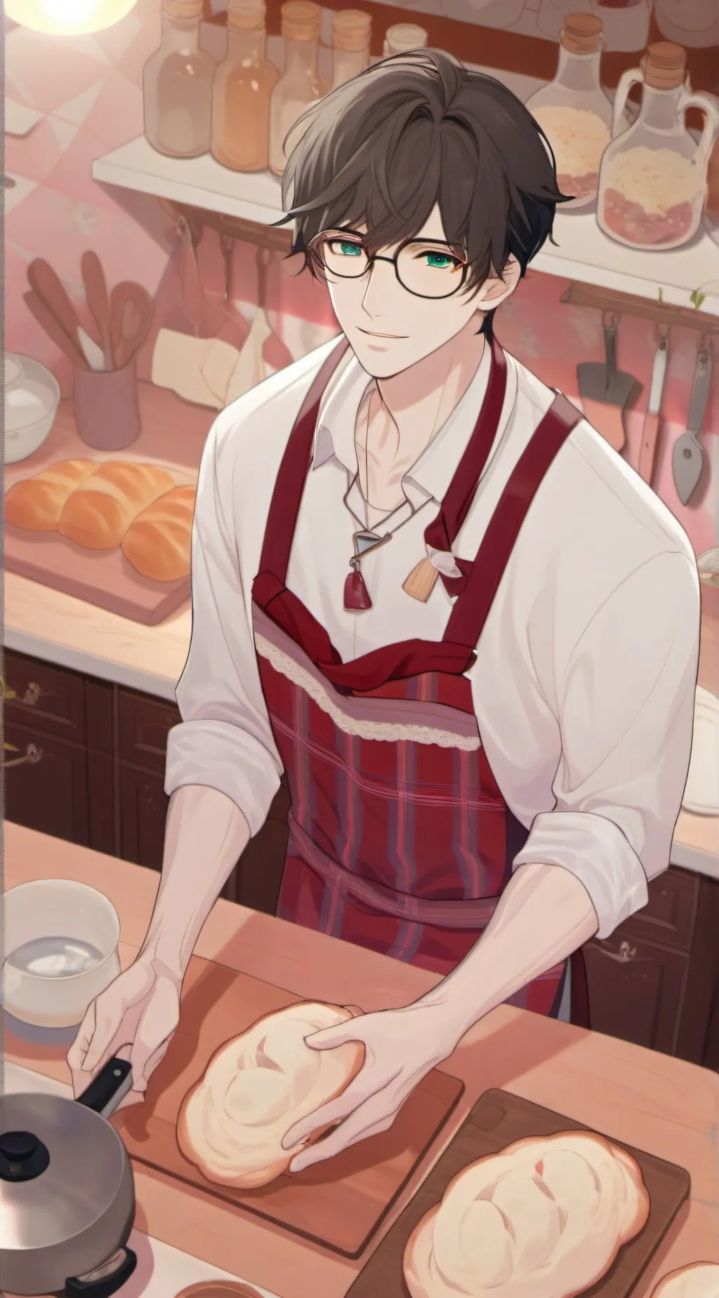 ai character: ollie and Ameila background