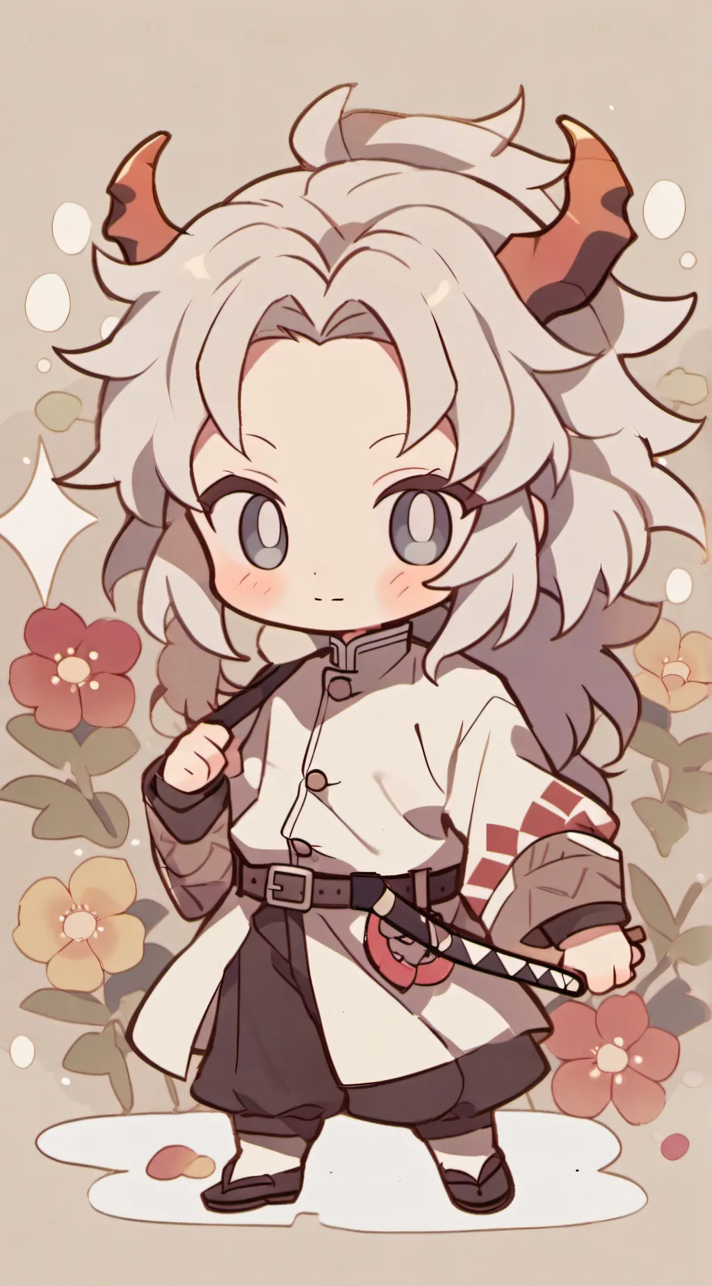 ai character: Demon slayer  background