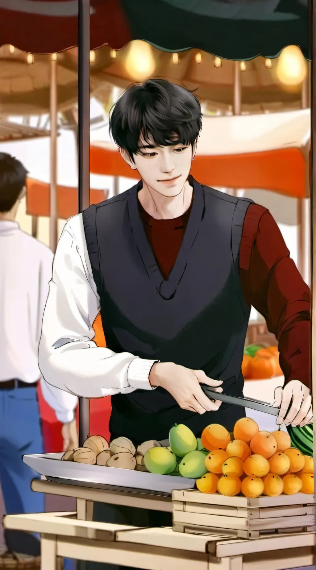 ai character: Justin background