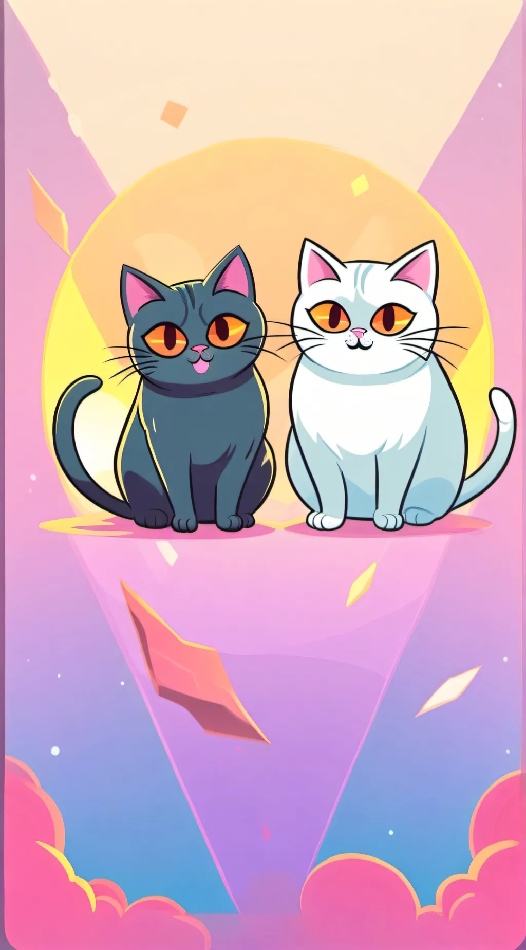 ai character: Exploding kittens background