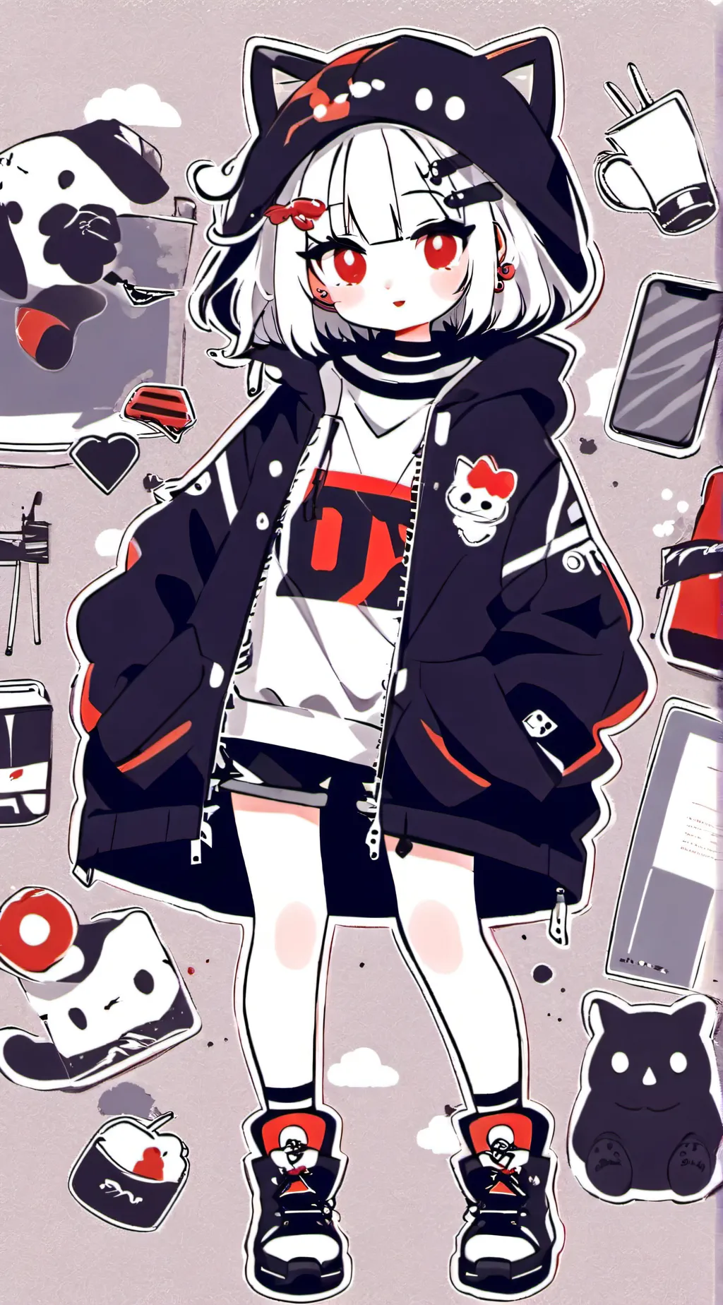 ai character: lily background