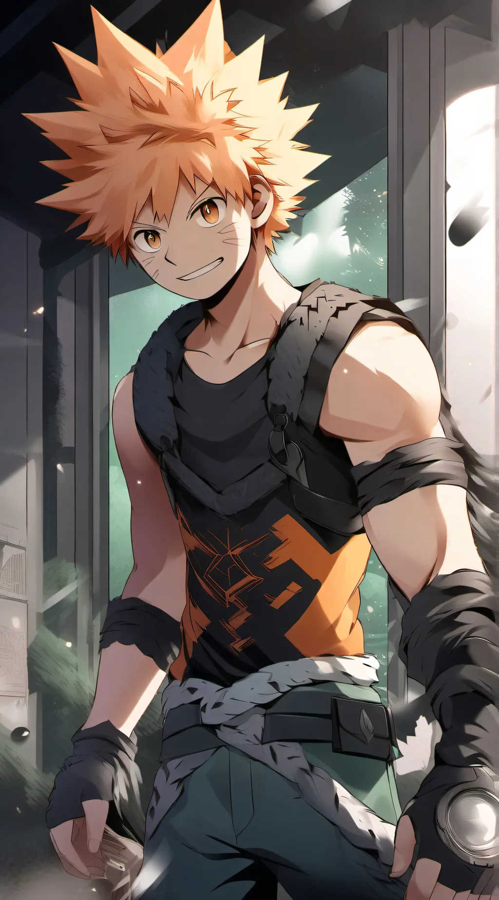 ai character: Mha birthday  background