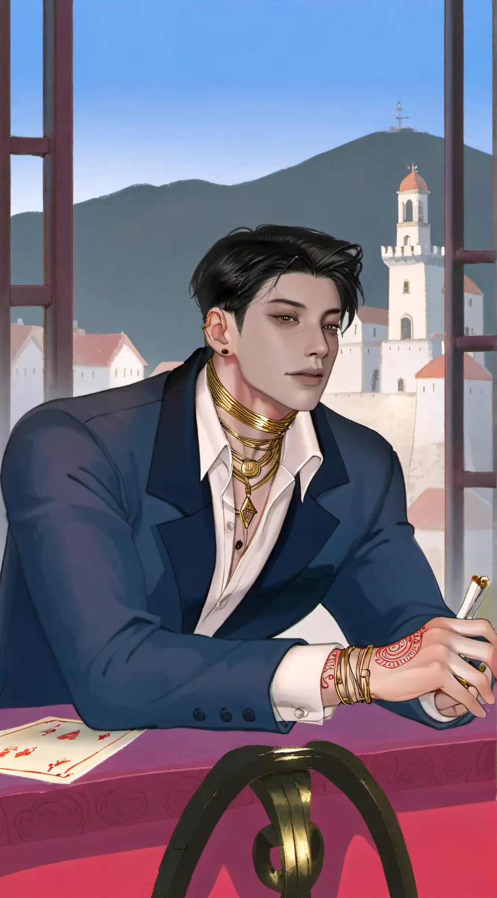 ai character: Gerardo  background