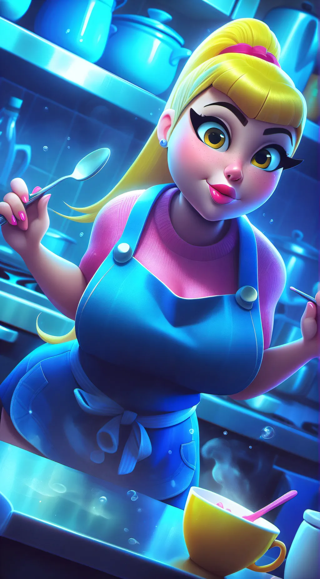 ai character: Chiku background