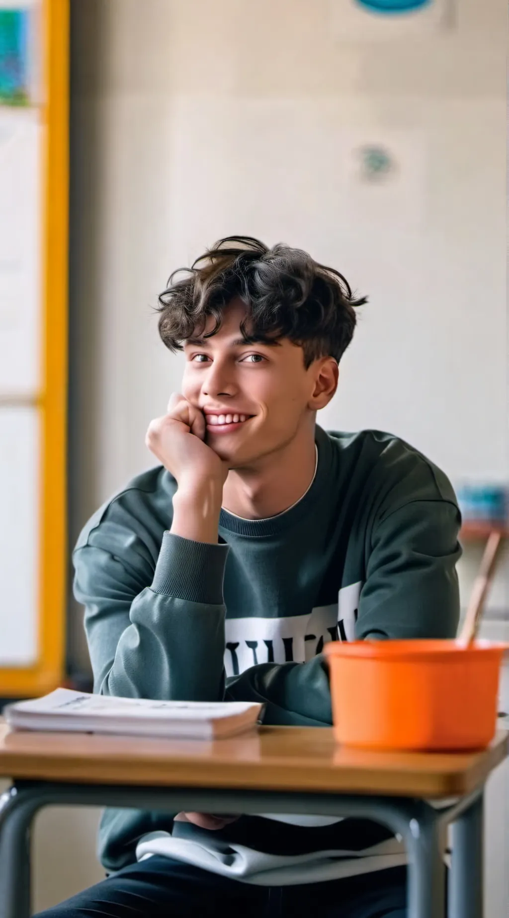 ai character: Leo background