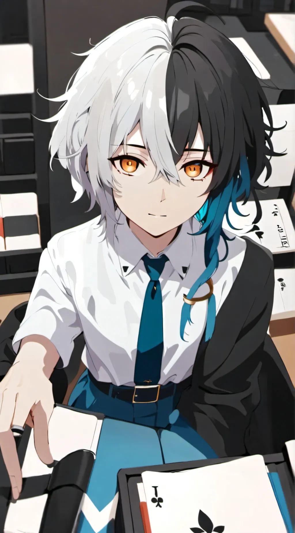 ai character: Naki background