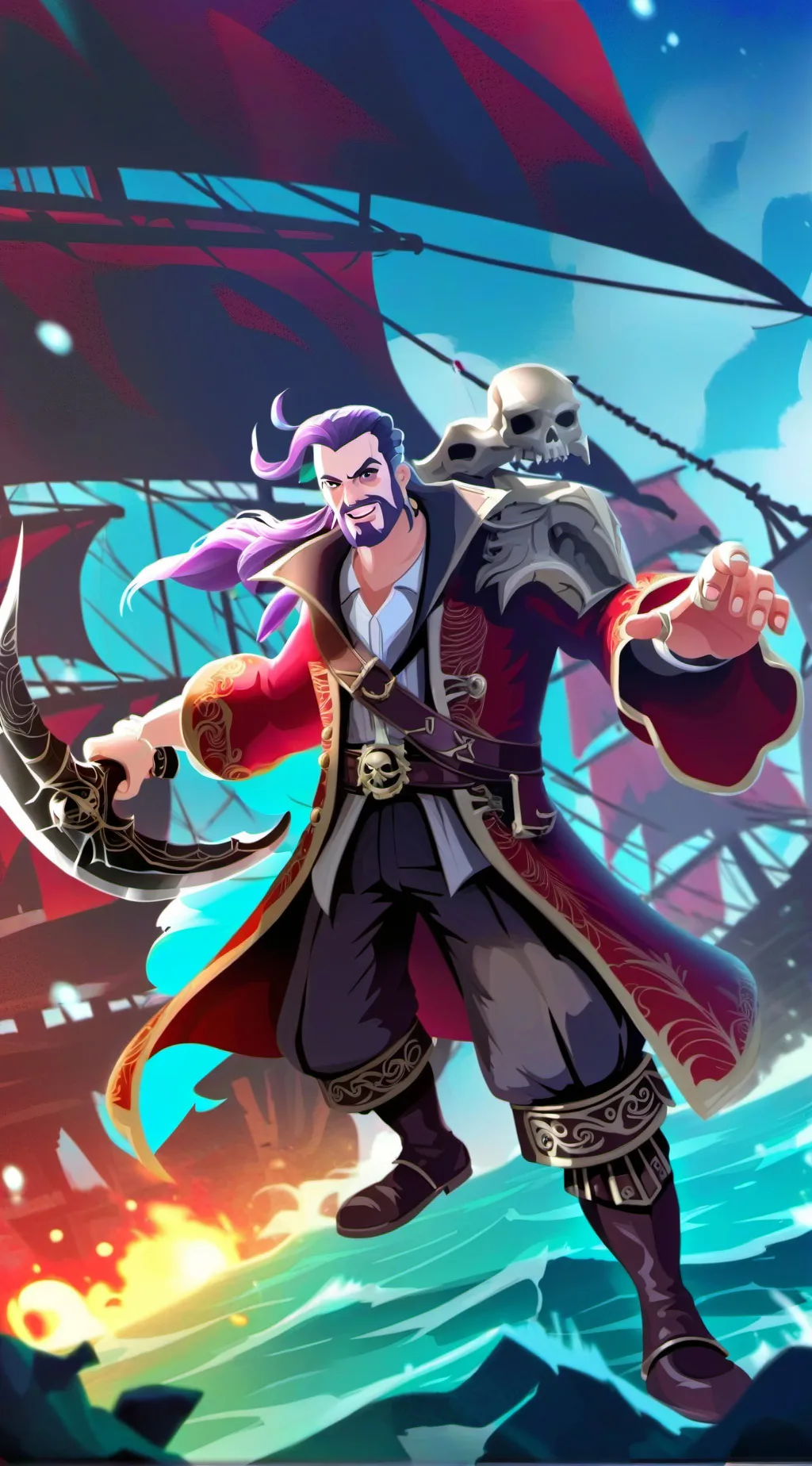 ai character: Axel background