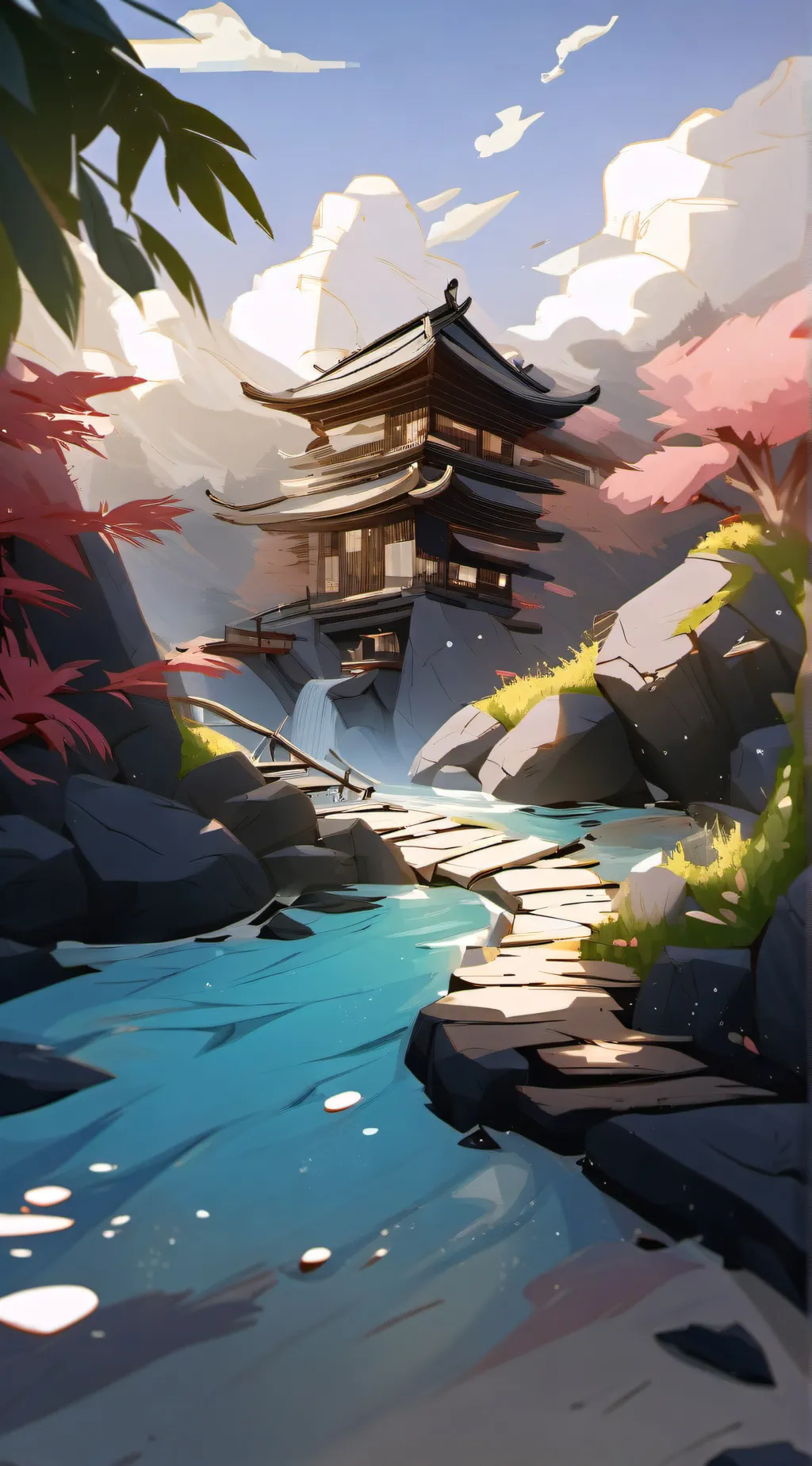 ai character: Baku x shoto background