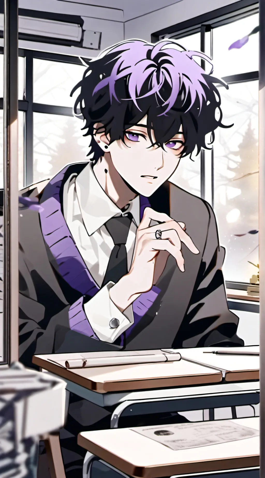 ai character: Ezra background