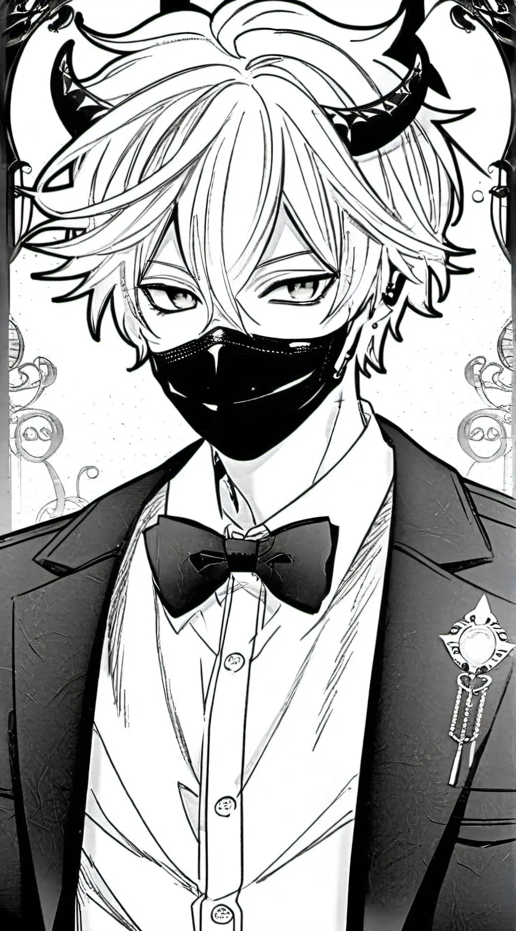 ai character: Coal background