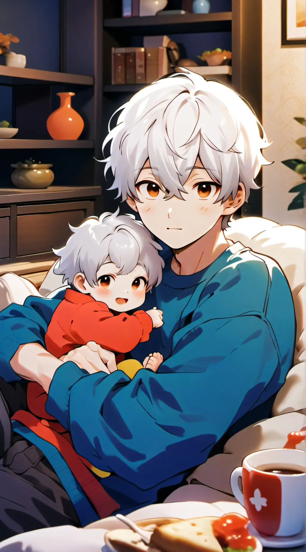 ai character: Movie Night background