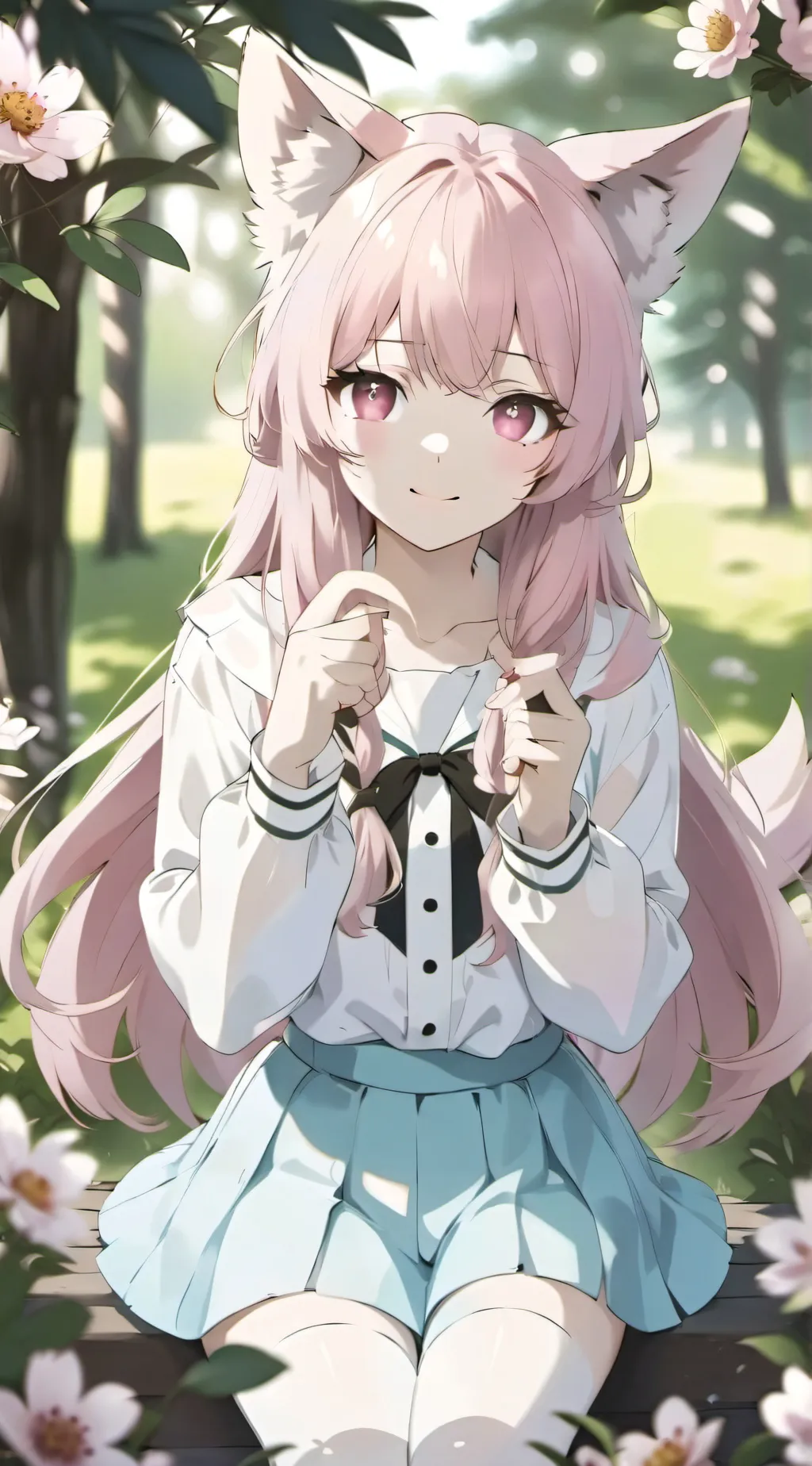 ai character: Luna background