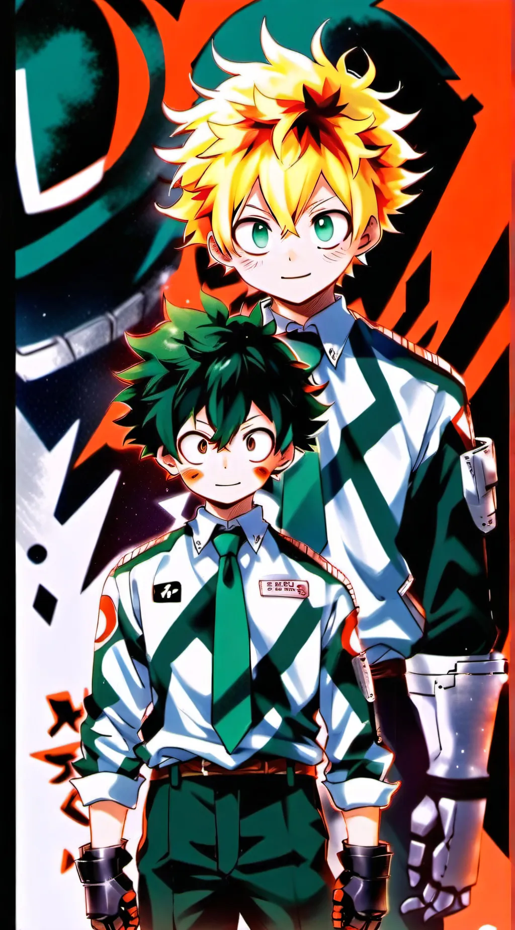 ai character: Mha world  background