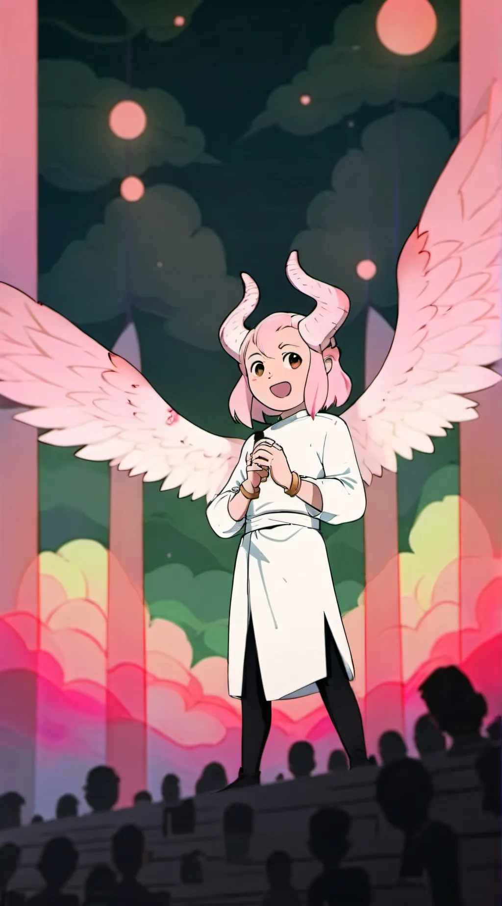 ai character: Lucifer  background