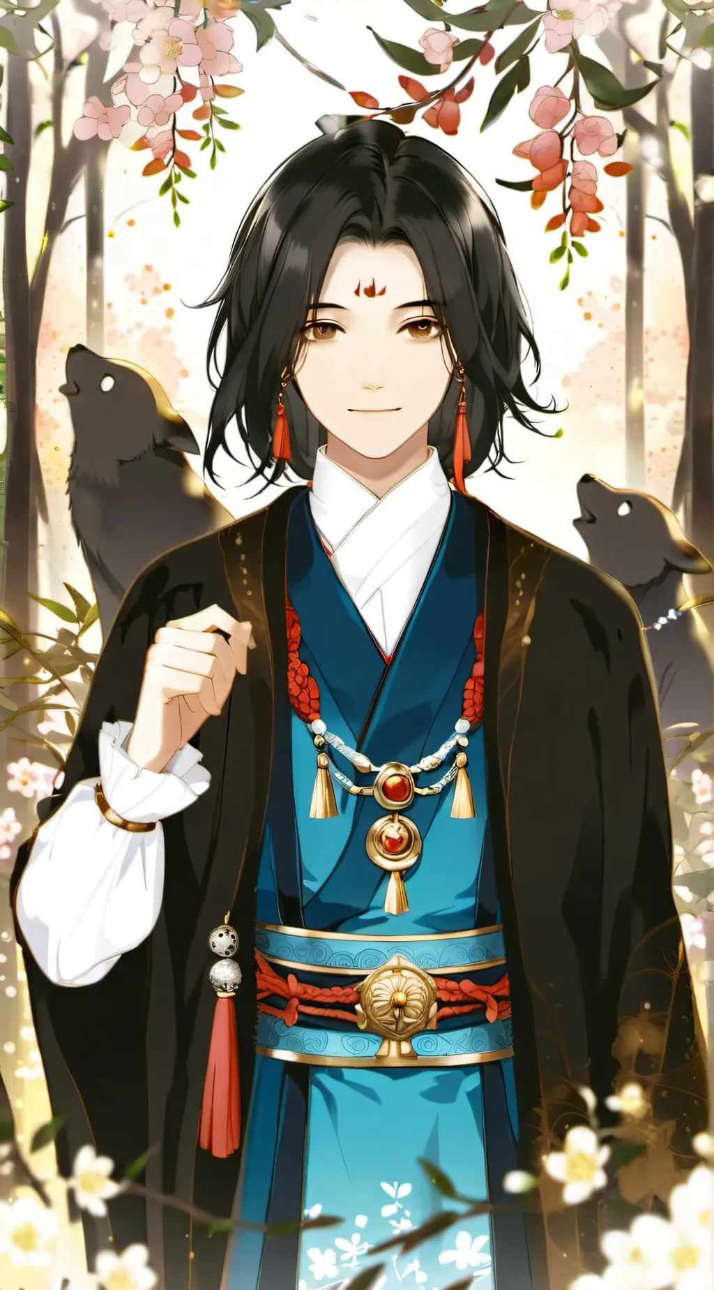 ai character: gojo x you background