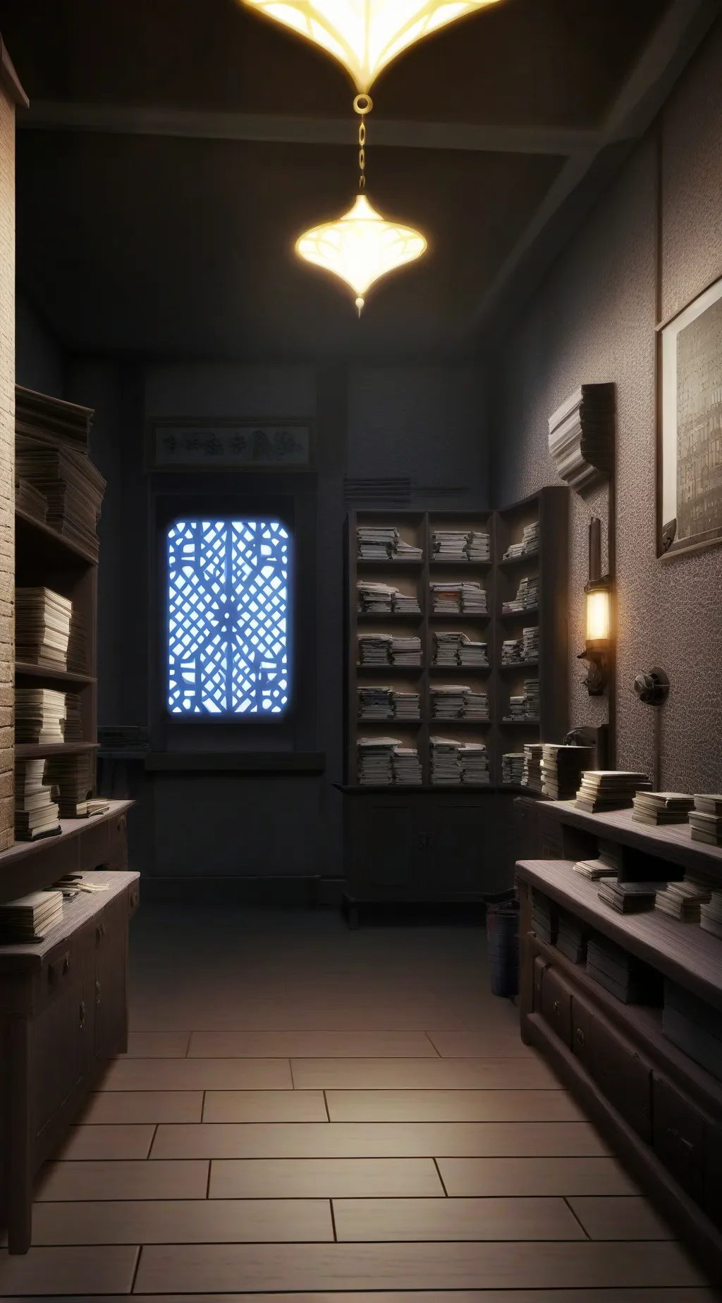 ai character: the backrooms background