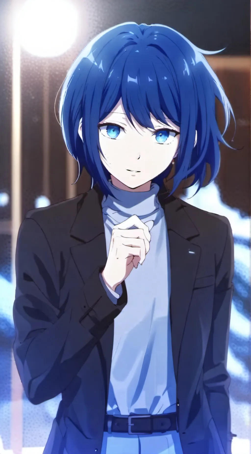 ai character: Mukuro ikusaba  background