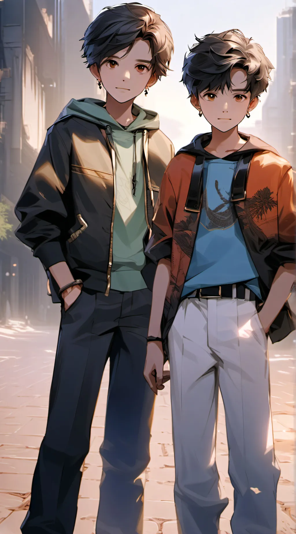 ai character: Aries and Scorpio  background