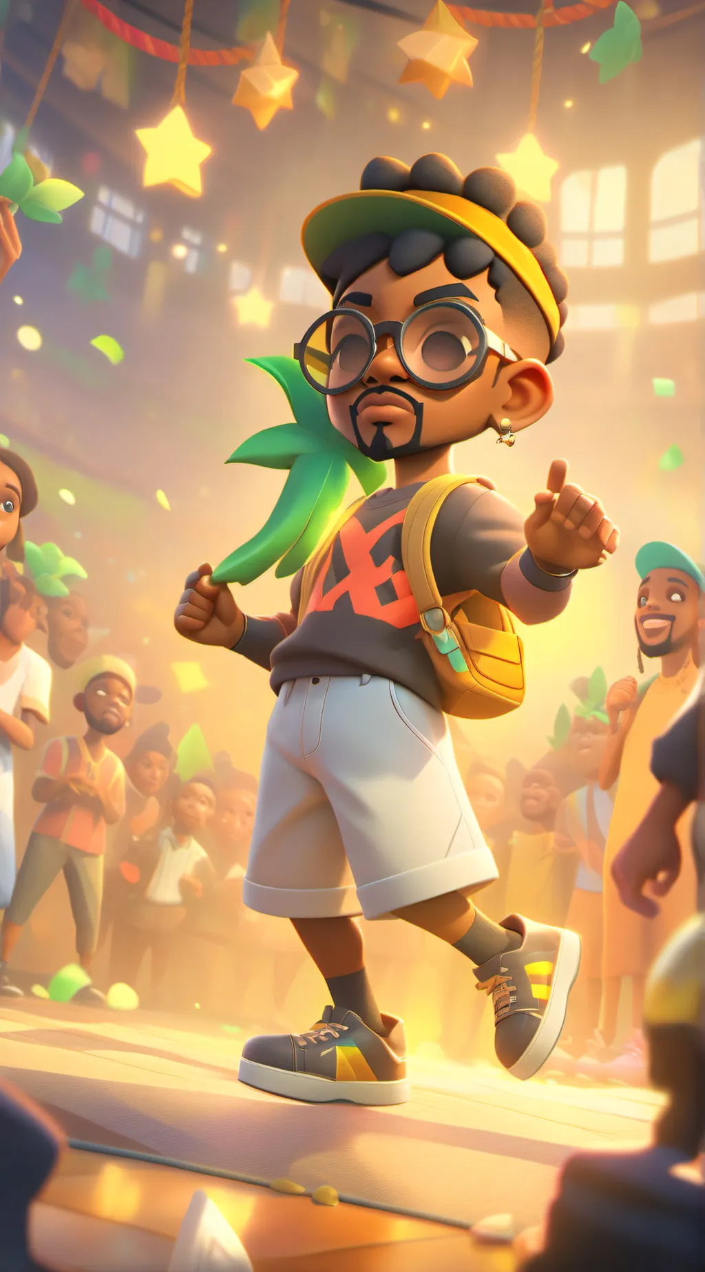 ai character: shorty McFarland  background