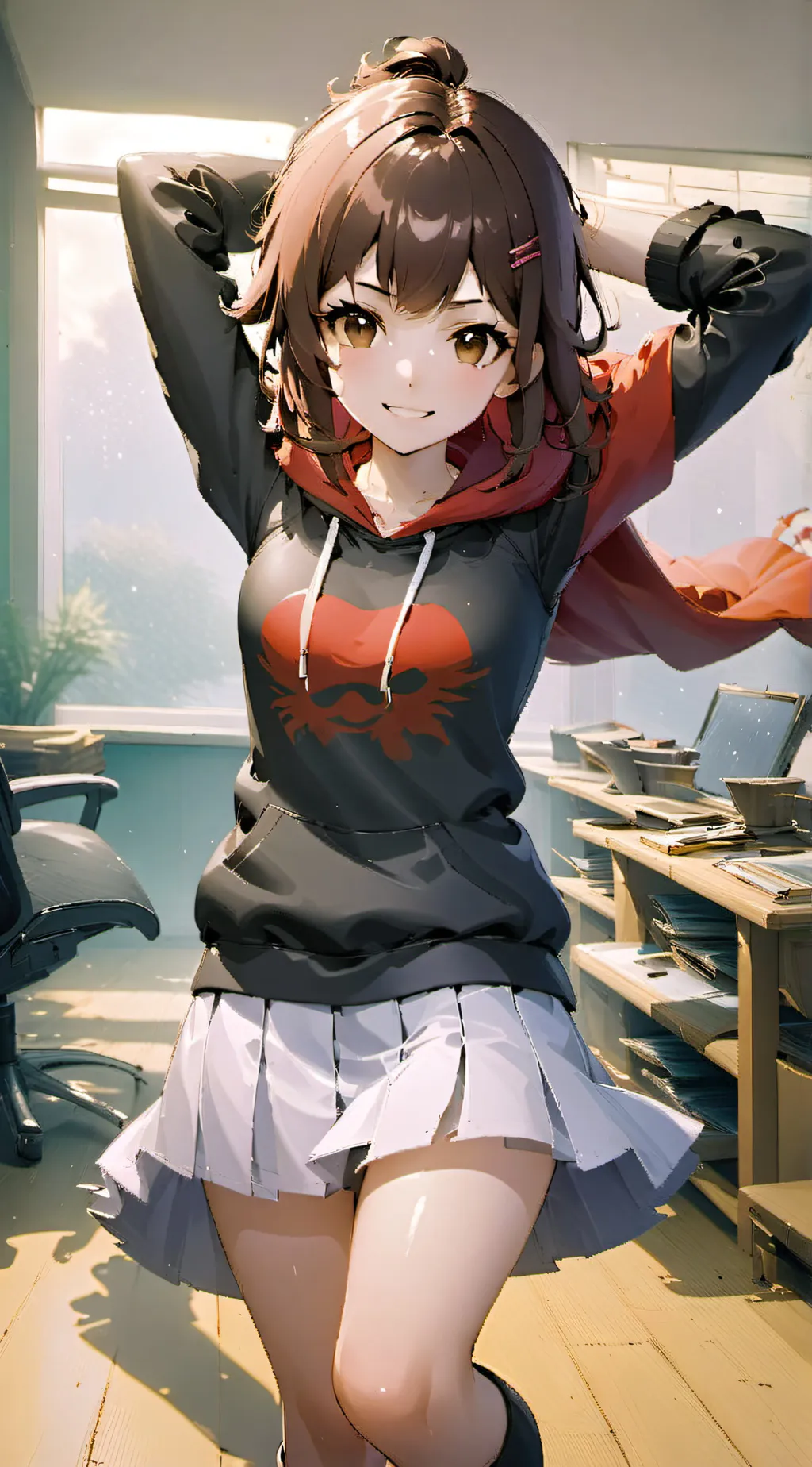 ai character: MAY🍓 background