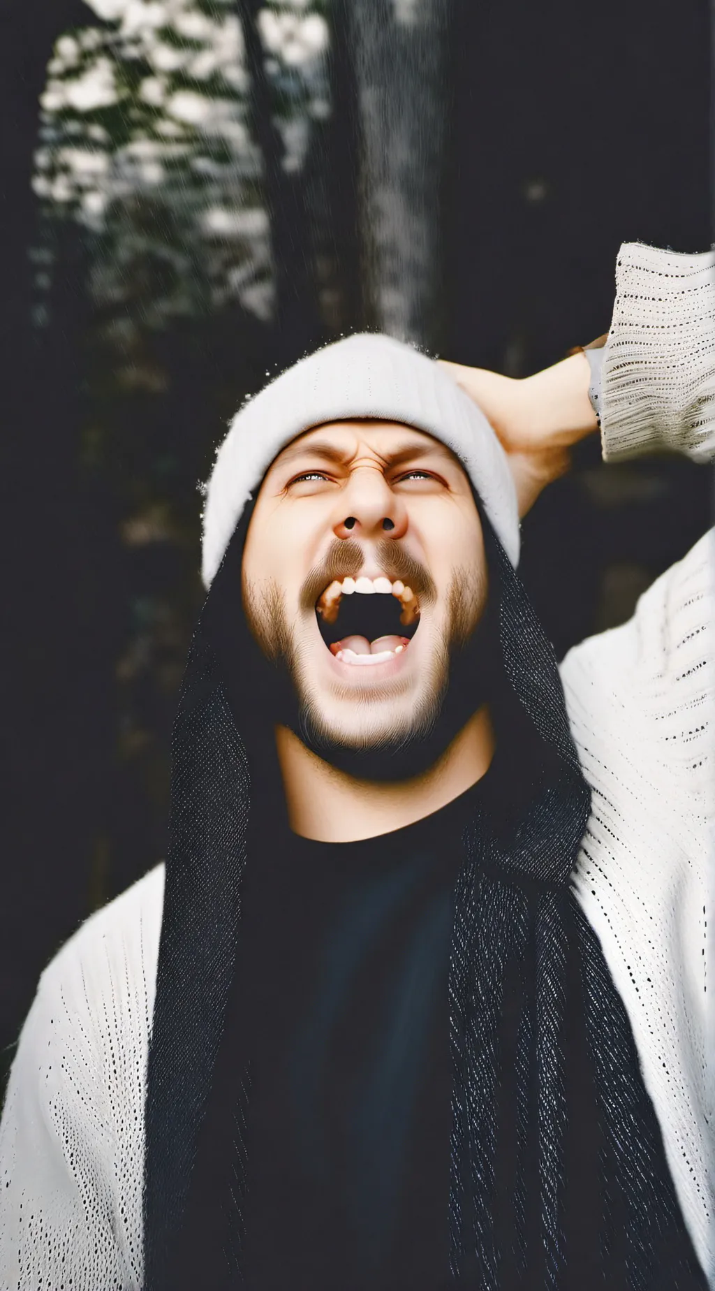 ai character: muckbang  background