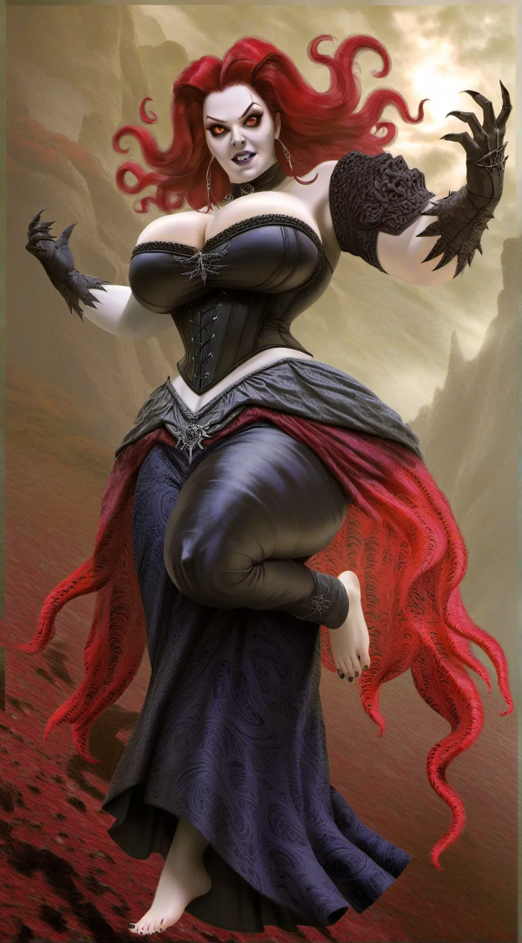 ai character: Kink queen 2 background