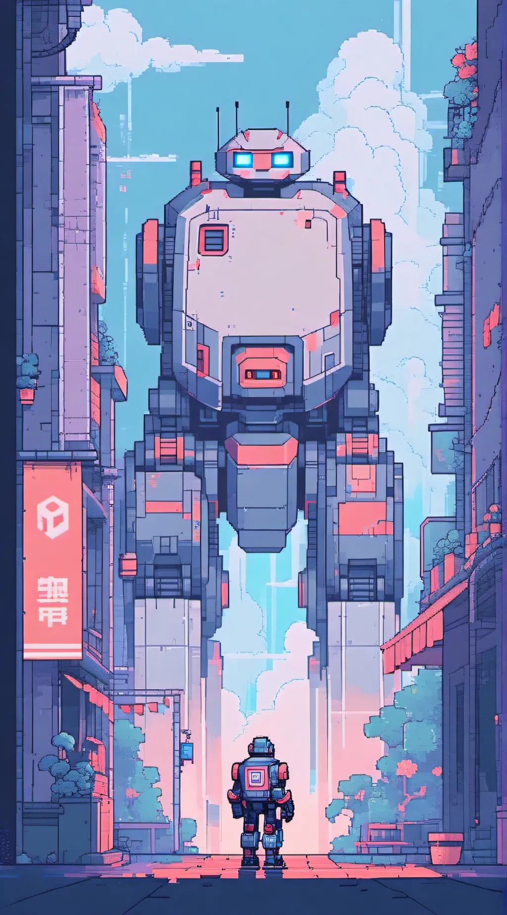 ai character: backwards language background