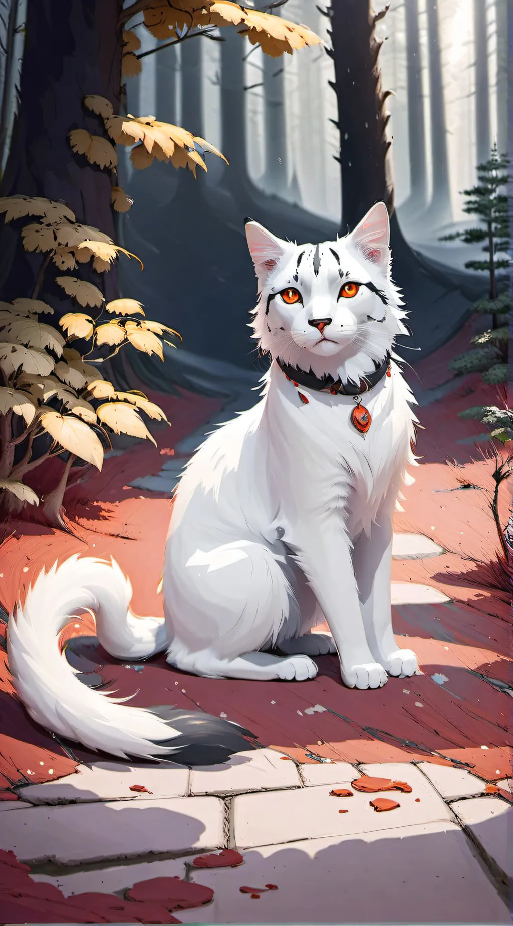 ai character: Fallen'Snowdrop background