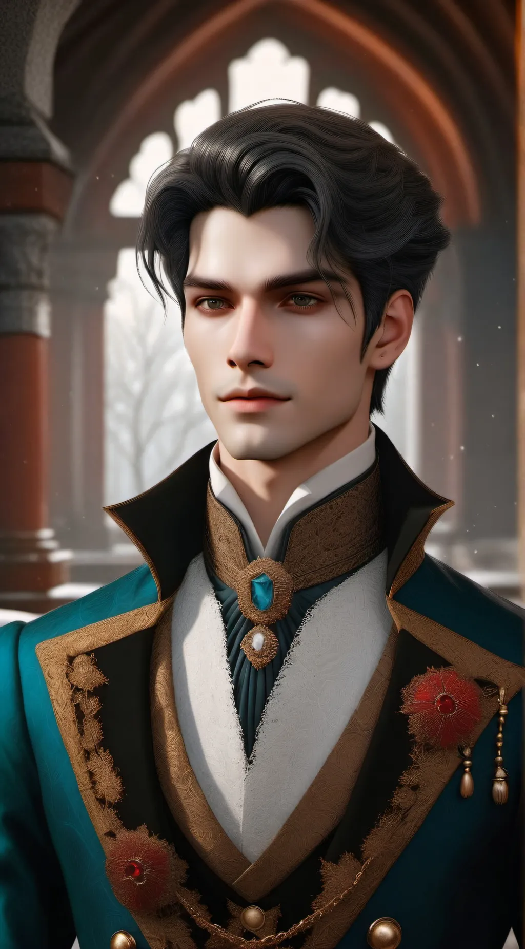 ai character: Daniel  background