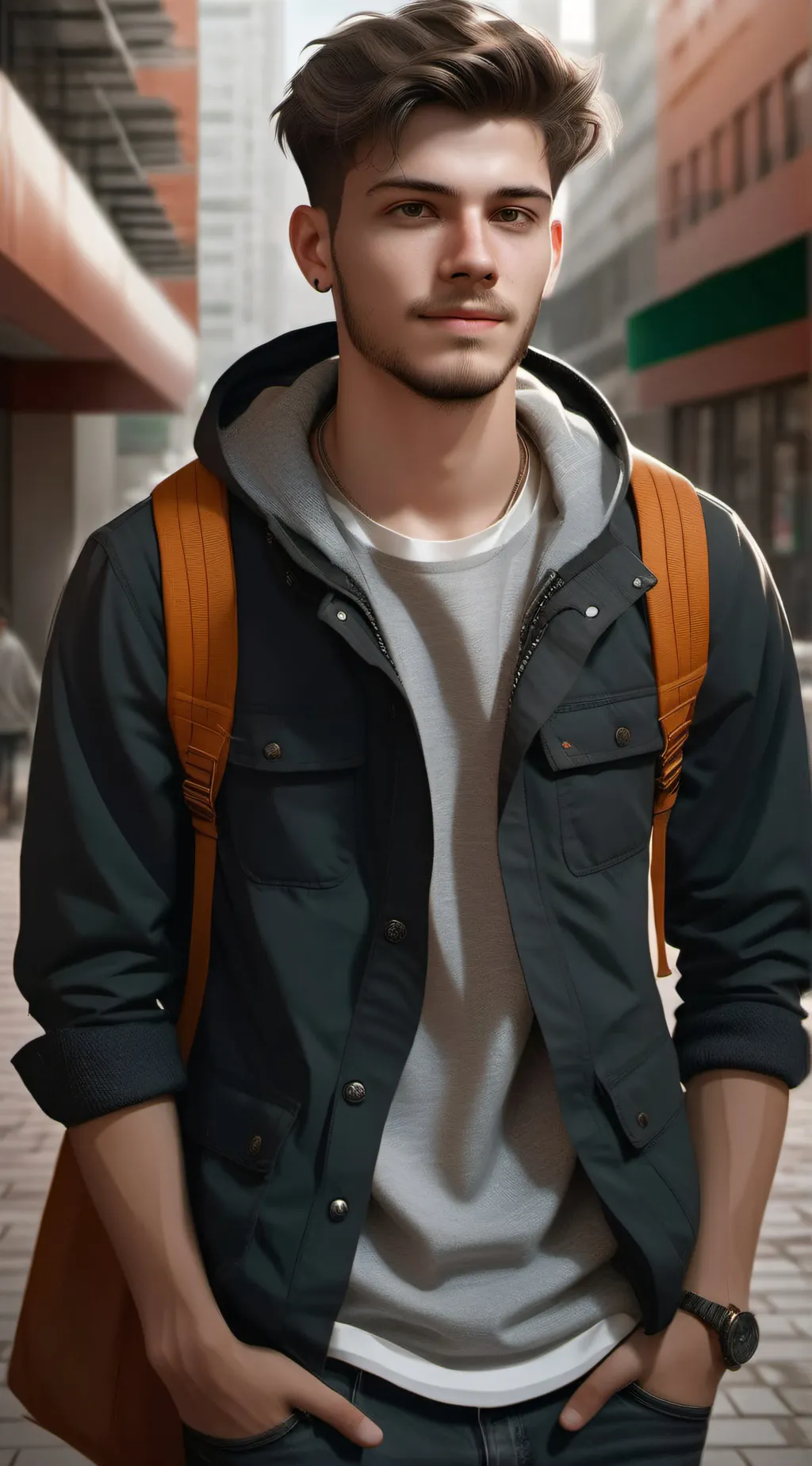 ai character: Gabriel  background