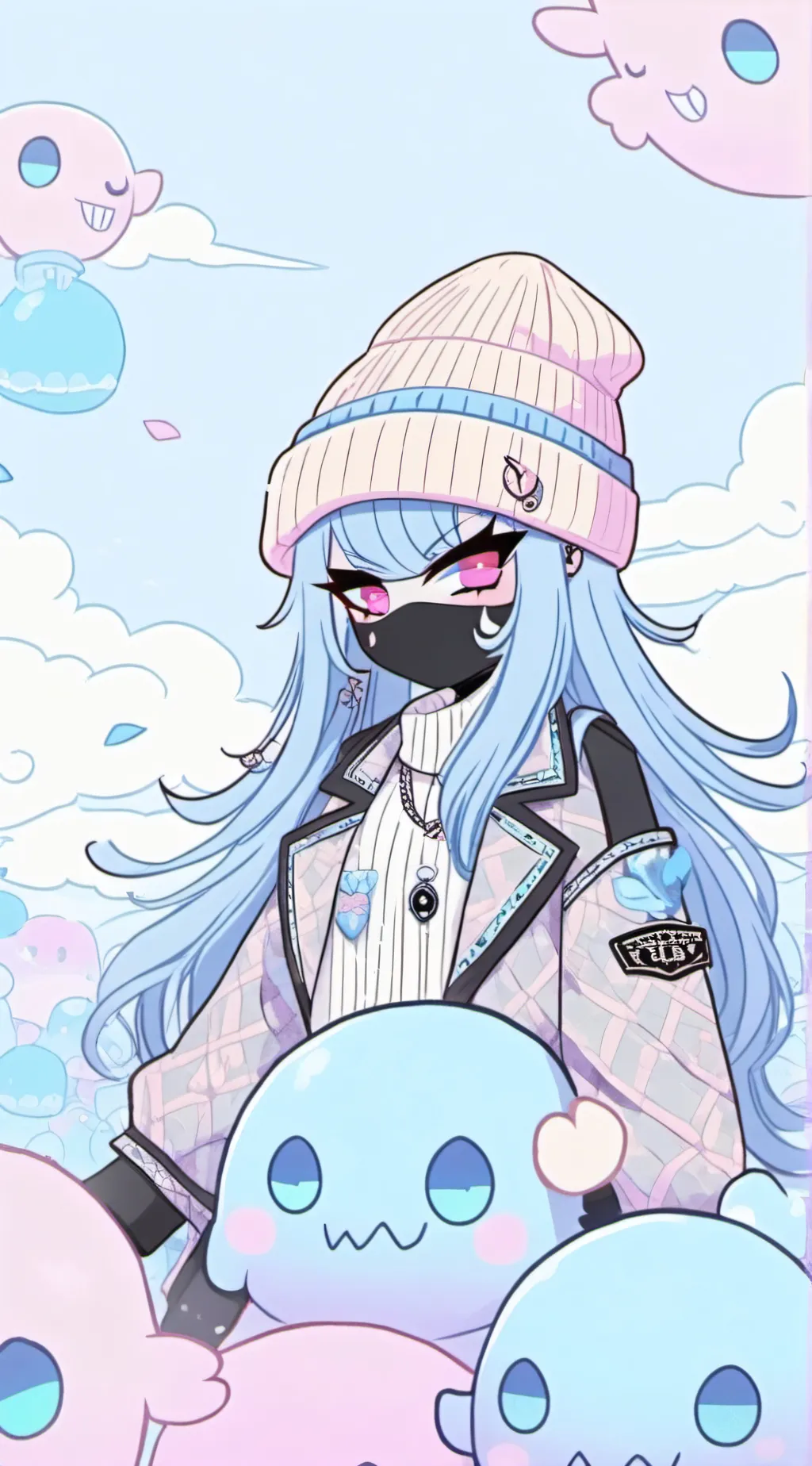 ai character: Luna background