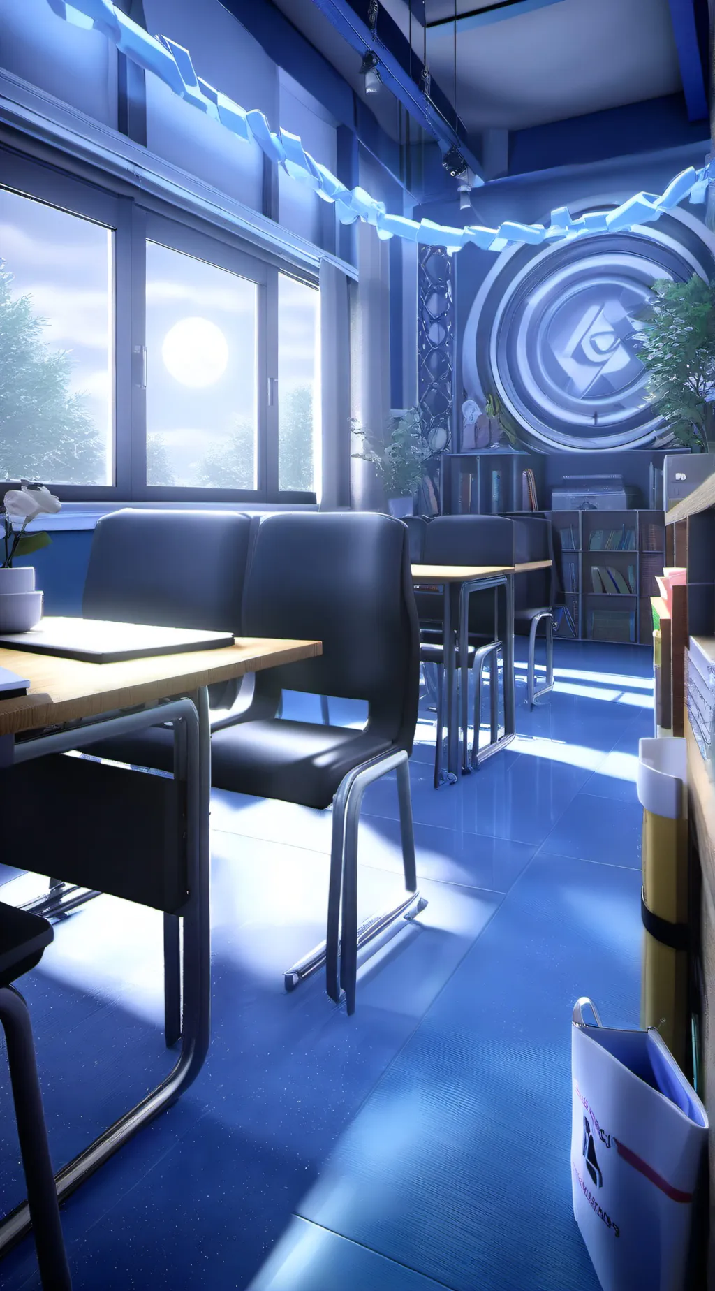 ai character: Hughes Uneveristy background