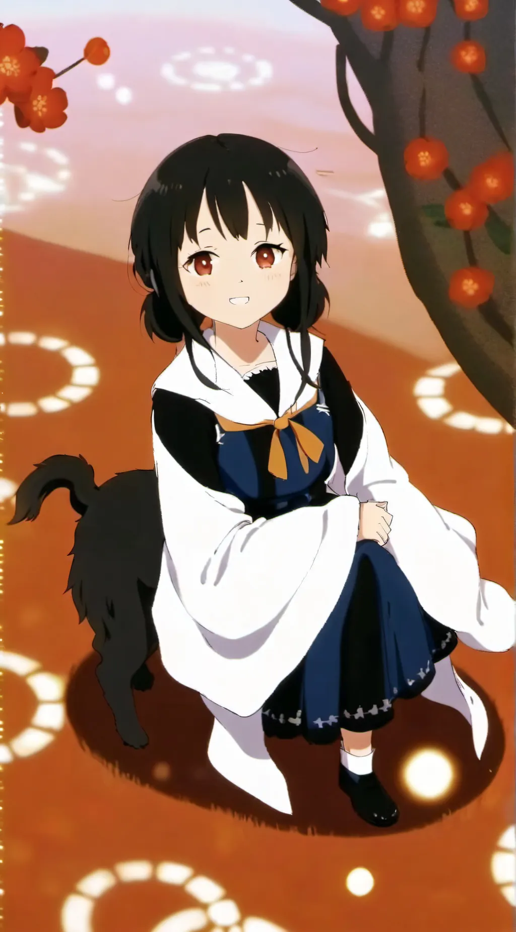 ai character: girl principle  background